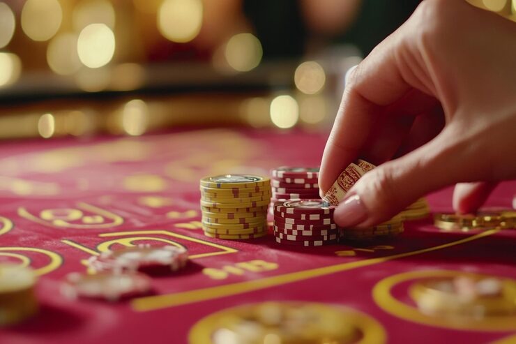 Dice roll result displayed with winning bets highlighted